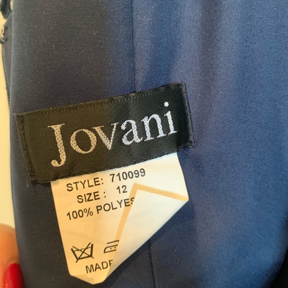 Jovani evening gown navy blue - Picture 7 of 7